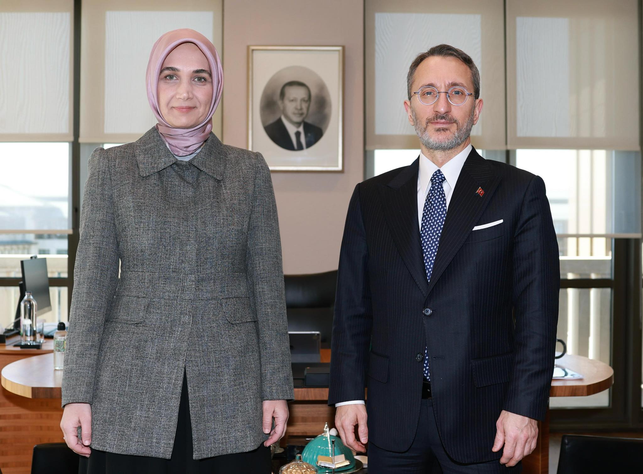 Afyonkarahisar Valisi Yiğitbaşı, Cumhurbaşkanlığı İletişim Başkanı Altun'u Ziyaret Etti