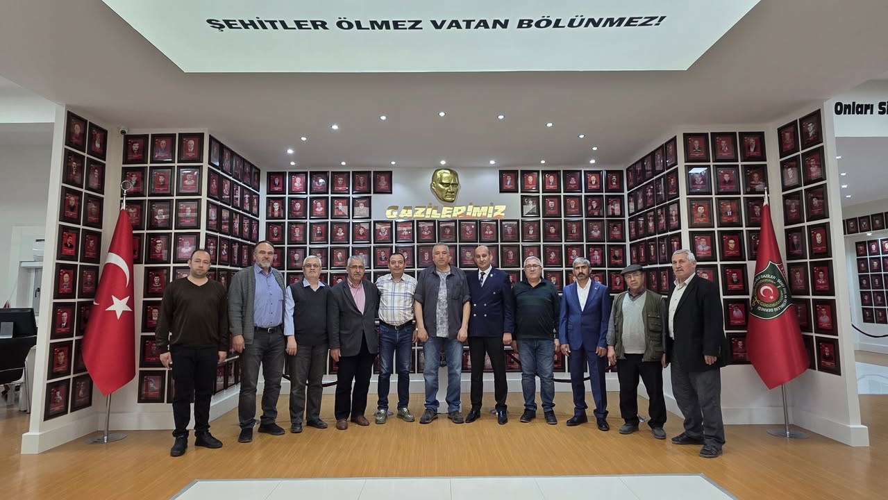 Afyon Şehit ve Gaziler Derneği Konya Şube Başkanı Ege'yi Ağırladı