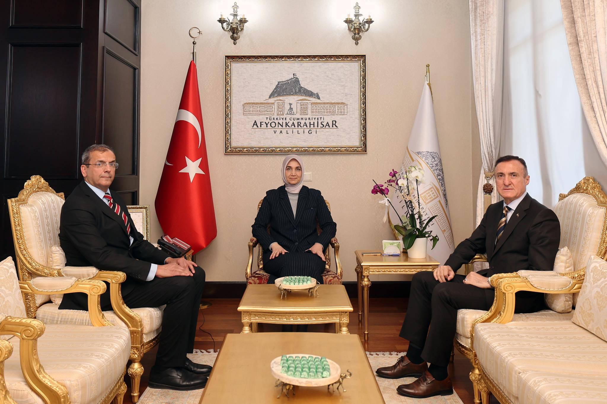 Afyonkarahisar Valisi Yiğitbaşı, TSKEV Temsilcilerini Kabul Etti
