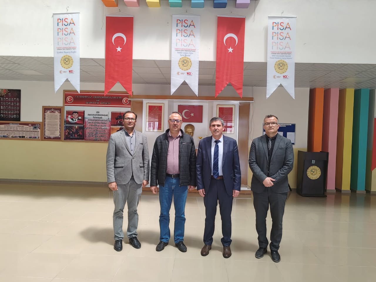 Afyonkarahisar'da PISA Uygulamaları Dinar Anadolu İmam Hatip Lisesi'nde İncelendi