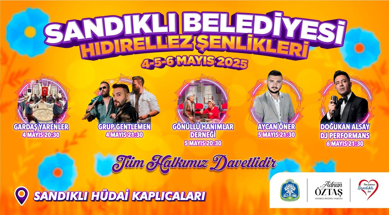 Sandıklı'da Geleneksel Hıdırellez Şenlikleri Başlıyor