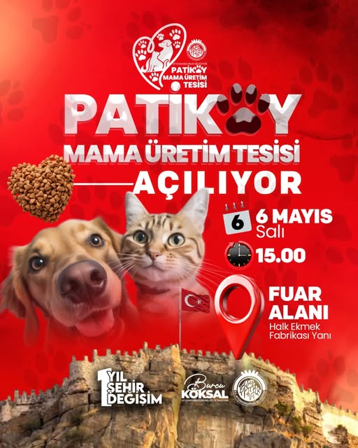 Patiköy Mama Üretim Tesisleri Afyonkarahisar'da Açılıyor