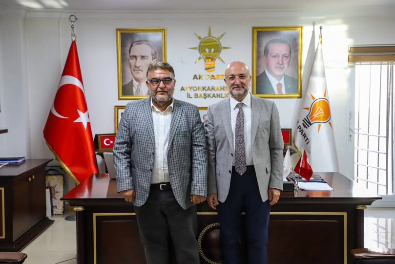Ak Parti Afyonkarahisar İl Başkanlığı, Özgür Yılmaz'ı Ağırladı