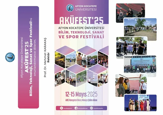 Afyon Kocatepe Üniversitesi'nde AKÜFEST 25 Etkinlikleri Başlıyor