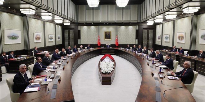 Kabine Toplantısında Terörle Mücadele ve Barış Görüşmeleri Gündemde