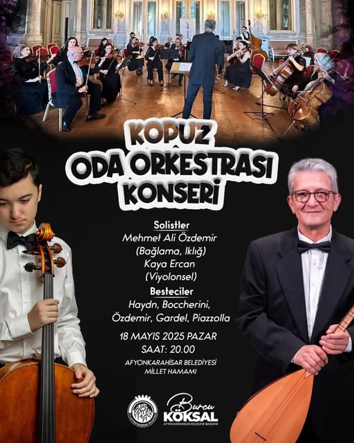 Kopuz Oda Orkestrası, Bağlama, Kaval ve Viyolonsel Seslerini Millet Hamamı'nda Buluşturacak