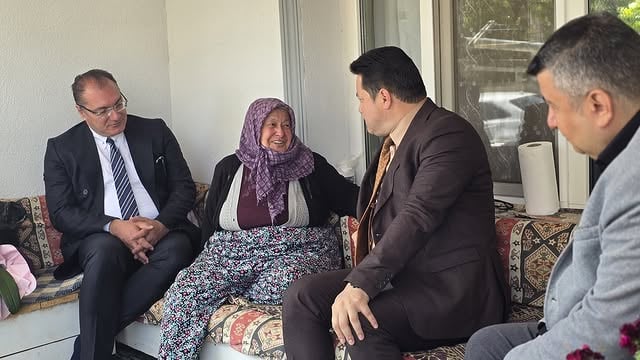 Bolvadin'de Kıbrıs Gazisi Hüseyin Eroğlu'nun Ailesine Taziye Ziyareti