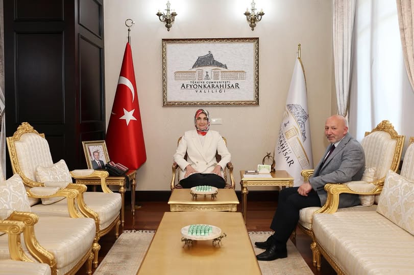 Afyonkarahisar Valisi Yiğitbaşı, İl Genel Meclisi Başkanı Siper'i Kabul Etti