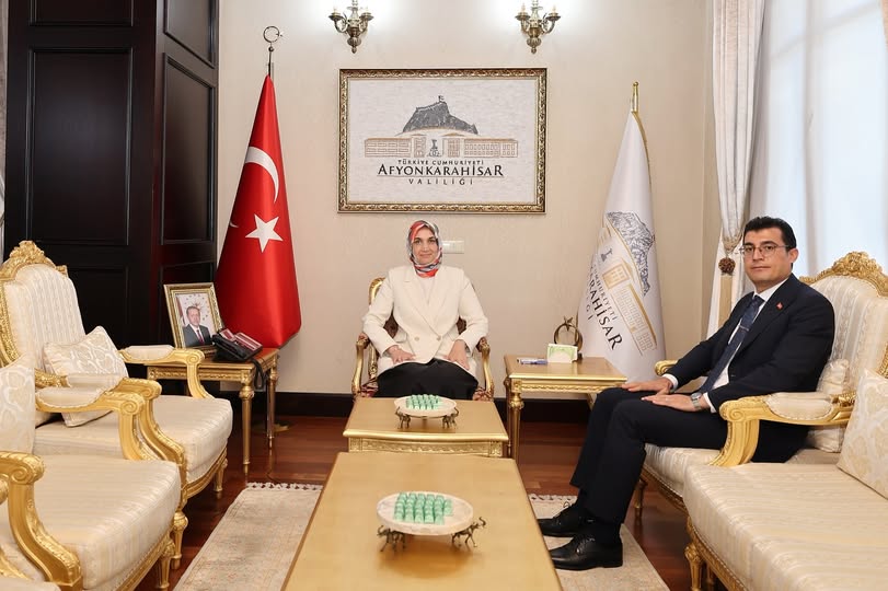 Afyonkarahisar Valisi Yiğitbaşı, Cumhuriyet Başsavcısı Köroğlu'nu Kabul Etti