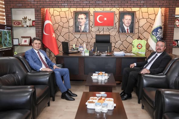 Sandıklı Kaymakamı Önder Çengel'den Başkan Öztaş'a Veda Ziyareti