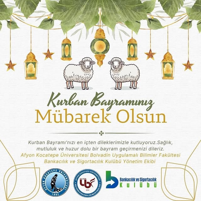 Afyon Kocatepe Üniversitesi’nden Kurban Bayramı Mesajı