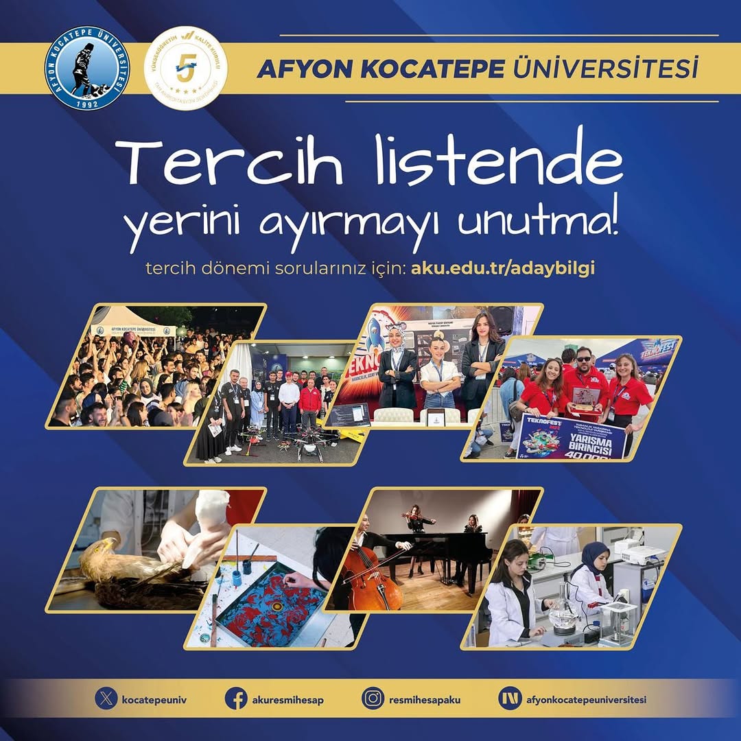 Afyon Kocatepe Üniversitesi, Üniversite Tercih Dönemi İçin Bilgi Paylaşıyor