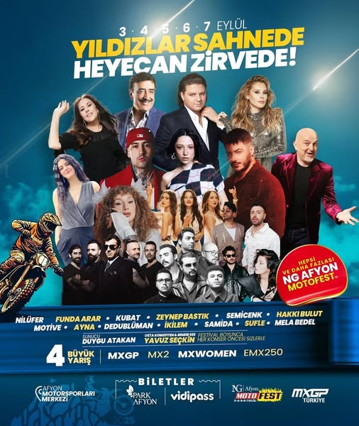 Afyon Motorsporları Merkezi’nde NG Afyon Motofest Coşkusu