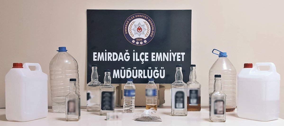 Kaçak Alkol İmalatına Karşı Operasyon: Şüpheli Gözaltında
