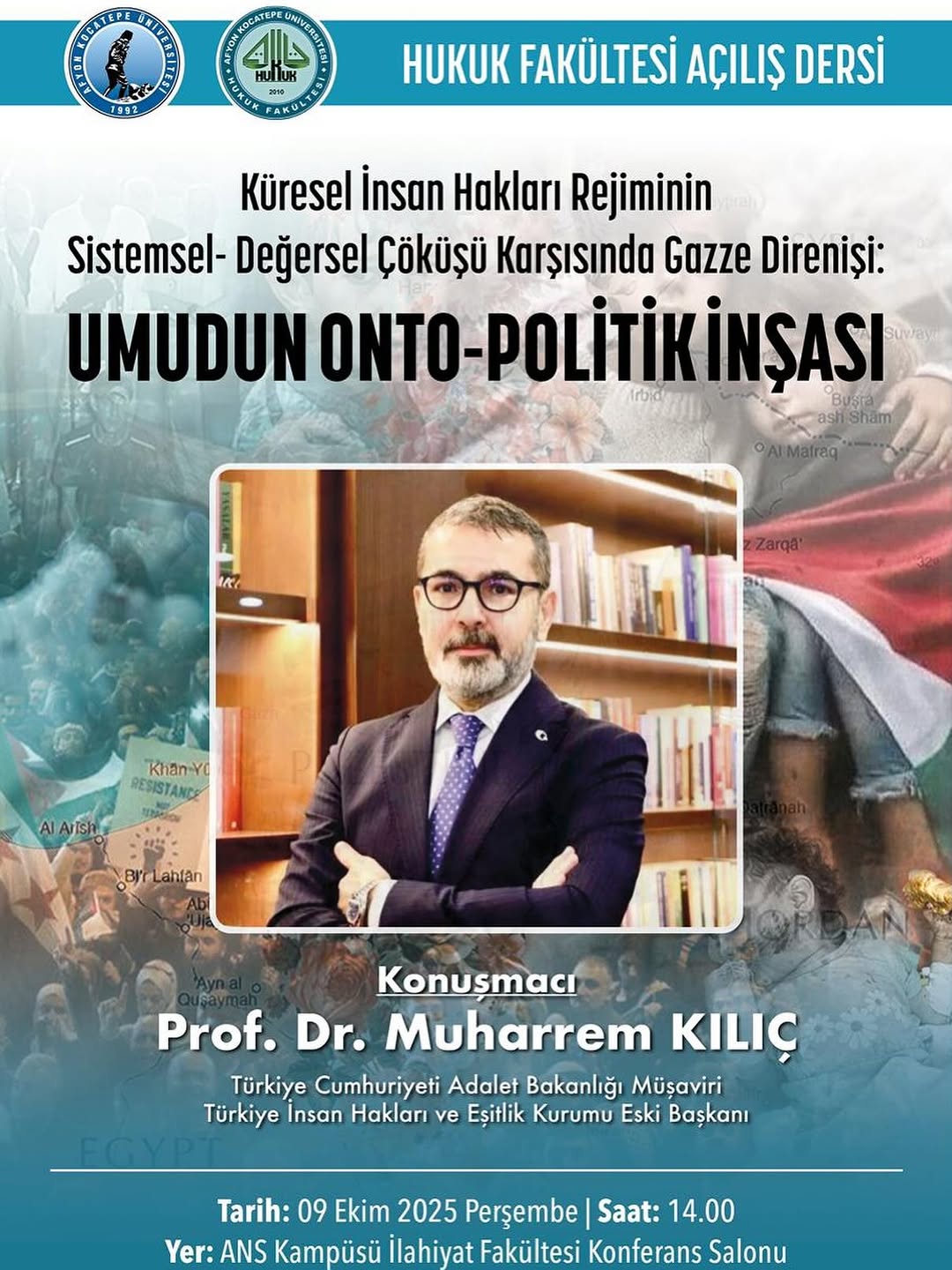 Gazze Direnişi ve İnsan Hakları Konferansı Afyon'da Gerçekleşti