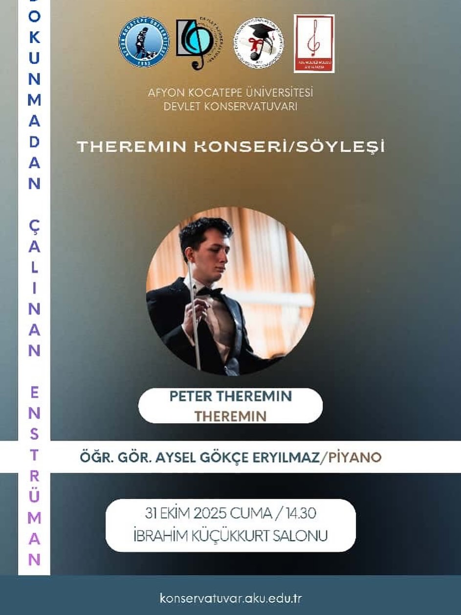 Afyon Kocatepe Üniversitesi'nde Theremin Konseri ve Söyleşisi Gerçekleşti