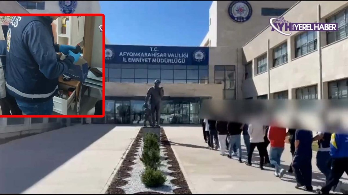 Afyonkarahisar’da Yasa Dışı Bahis Operasyonu: 9 Şüpheli Tutuklandı
