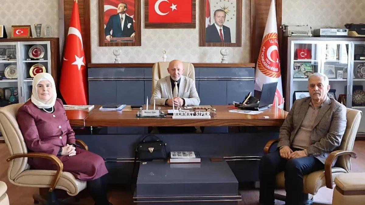 Bekir Yeşilay ve Fatma Gülşen Kocak'tan İGM Başkanı Mehmet Siper'e ziyaret