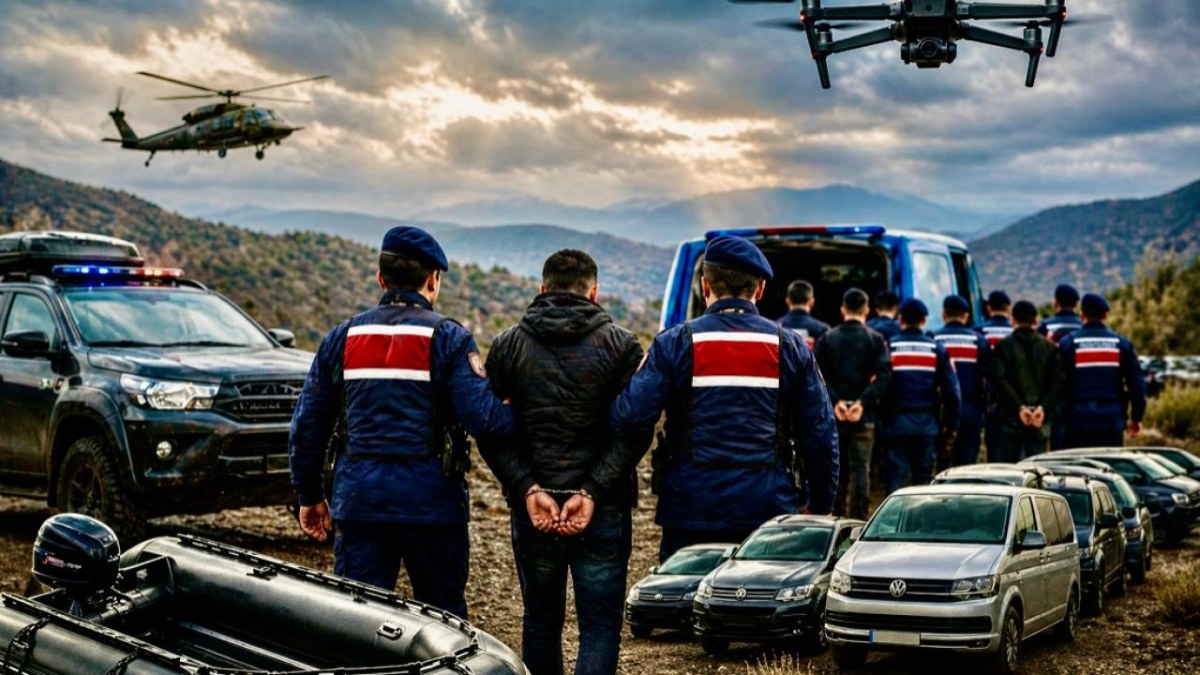 24 İlde Düzenlenen Operasyonlarda 132 Göçmen Kaçakçılığı Organizatörü Yakalandı