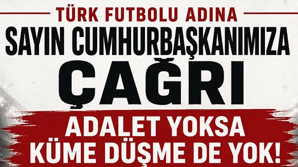 Alt lig kulüplerinden TFF'ye ortak çağrı
