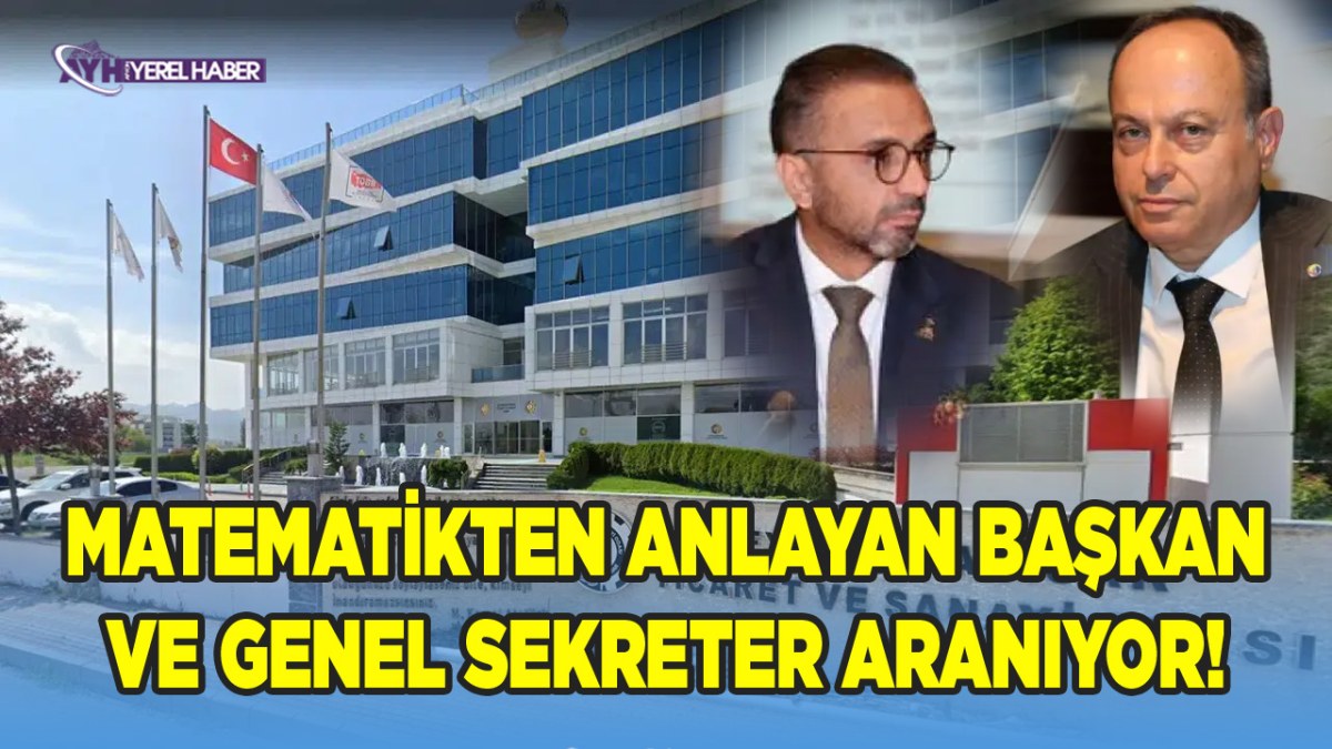 Matematikten anlayan Başkan ve Genel Sekreter aranıyor!