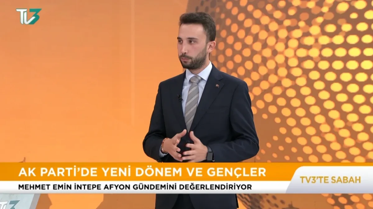 AK Parti Afyonkarahisar Gençlik Kolları Başkanı Mehmet Emin İntepe, Terörsüz Türkiye Meselesinde Çok Eleştiri Aldık