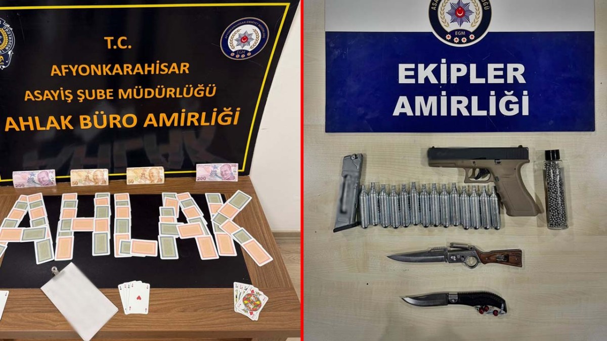Afyon’da Bir Haftalık Asayiş Bilançosu: 49 Aranan Şahıs Yakalandı