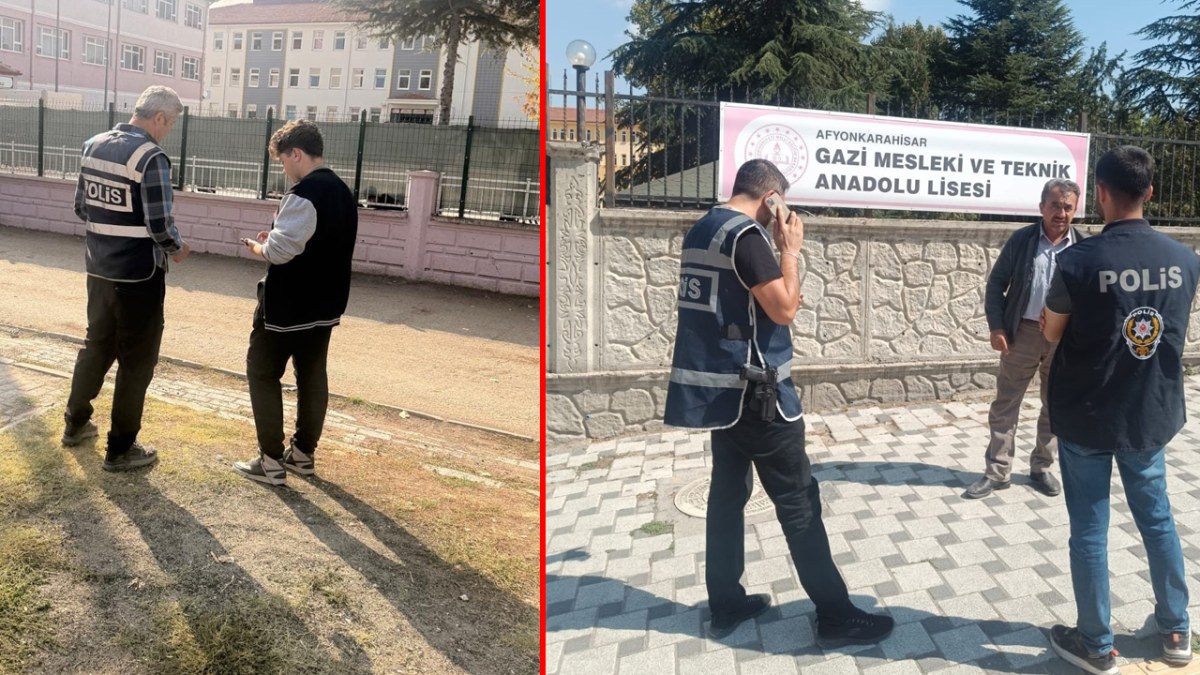 Afyonkarahisar’da Okul Çevrelerinde Güvenlik Uygulaması