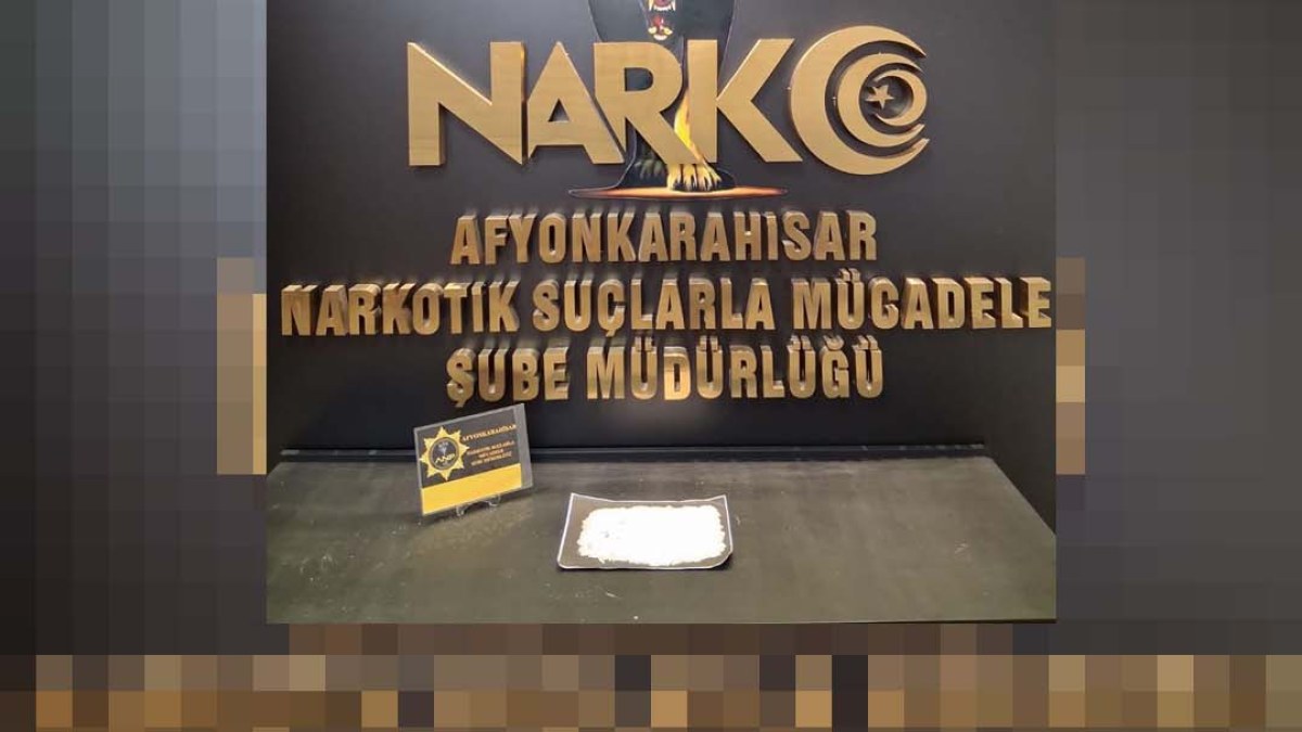 Afyonkarahisar’da Uyuşturucu Operasyonu: 1 Kişi Tutuklandı