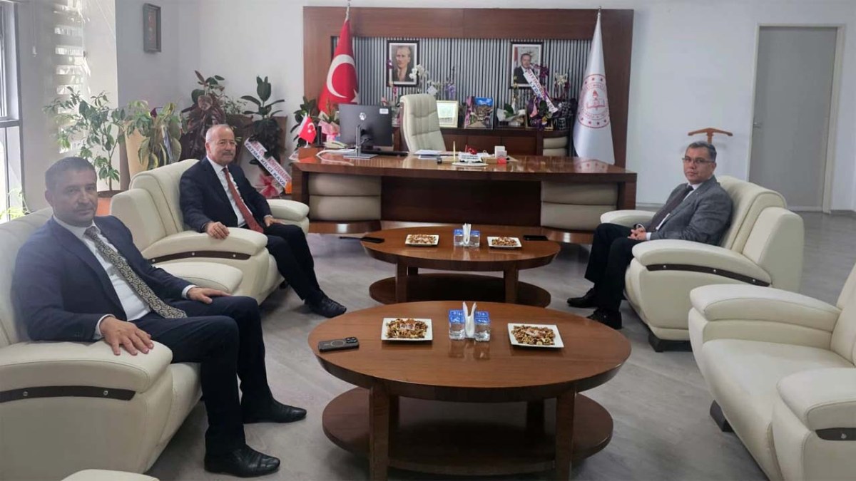 Mehmet Taytak ve Ahmet Kahveci'den İl Milli Eğitim Müdürü Altınkaynak’a Ziyaret