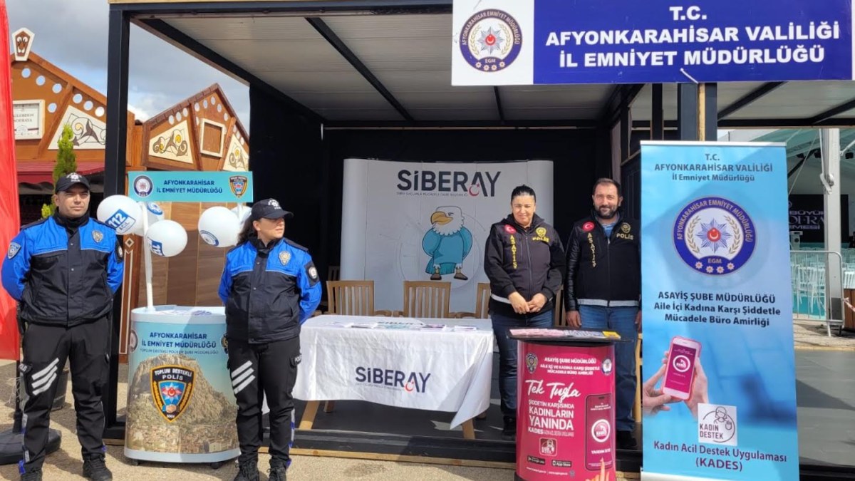Gastro Afyon’da 2 Bin 630 Vatandaşa Güvenlik Bilgilendirmesi