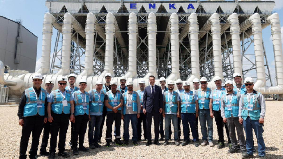 850 Megavat Kapasiteli Yeni Doğal Gaz Santrali Devrede