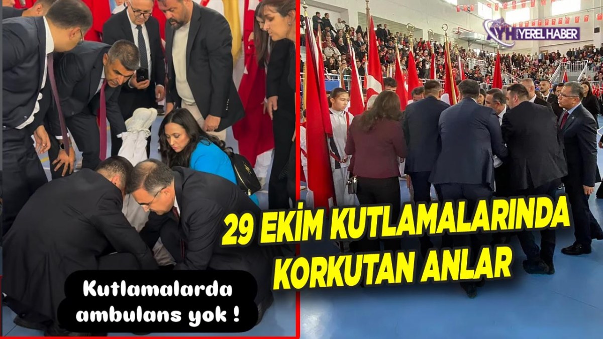 Afyon'da 29 Ekim Kutlamalarında Korkutan Anlar: Tören Salonunda Ambulans Yoktu!
