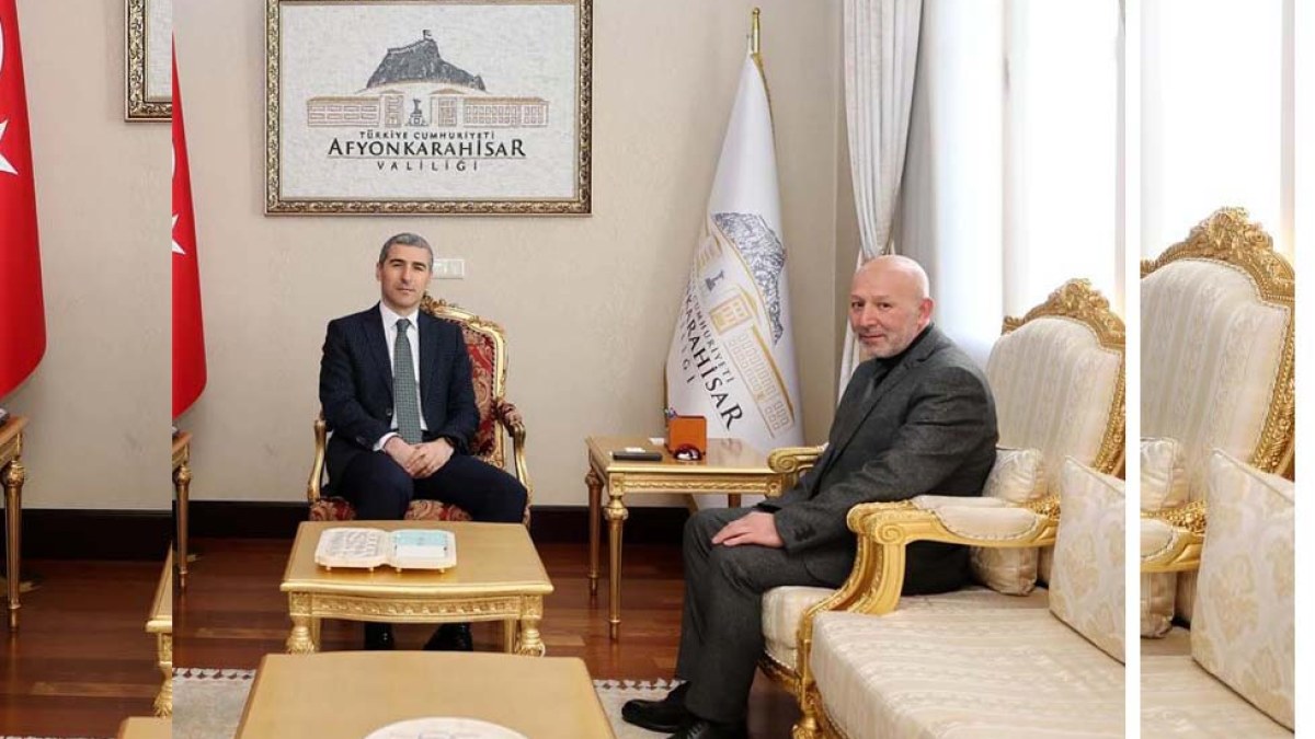 Afyonkarahisar Valisi, Yeniden Seçilen İl Genel Meclisi Başkanı'nı Kabul Etti