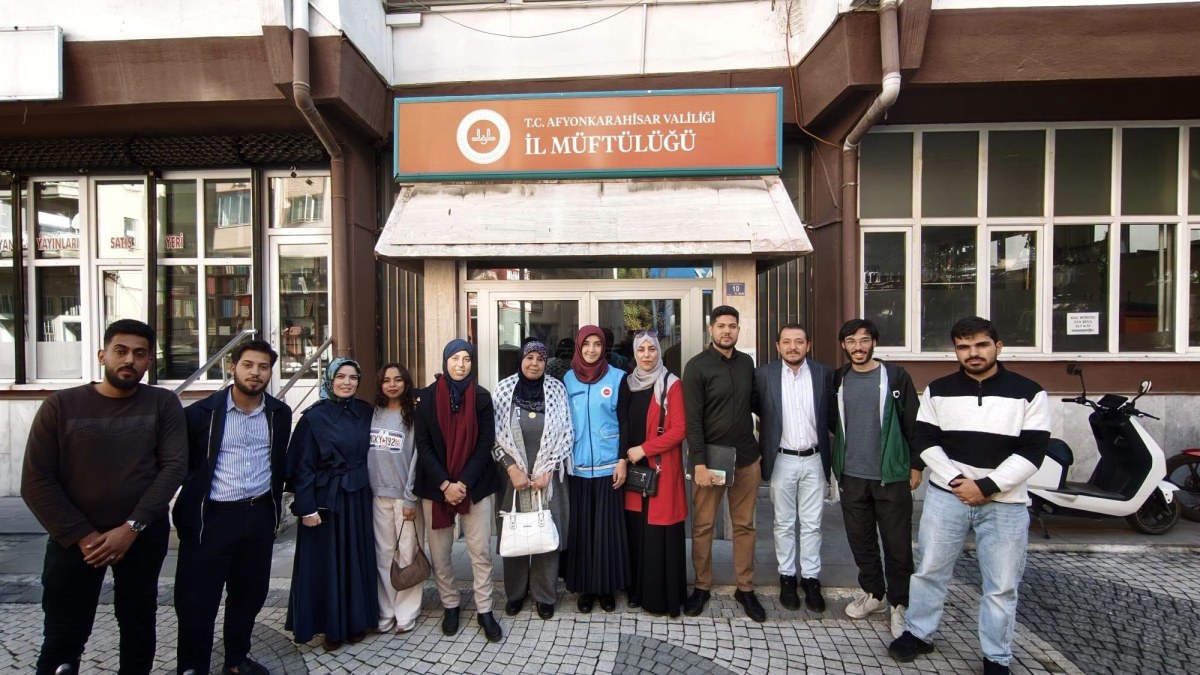 Filistinli Öğrencilerden İl Müftülüğüne Vefa Ziyareti