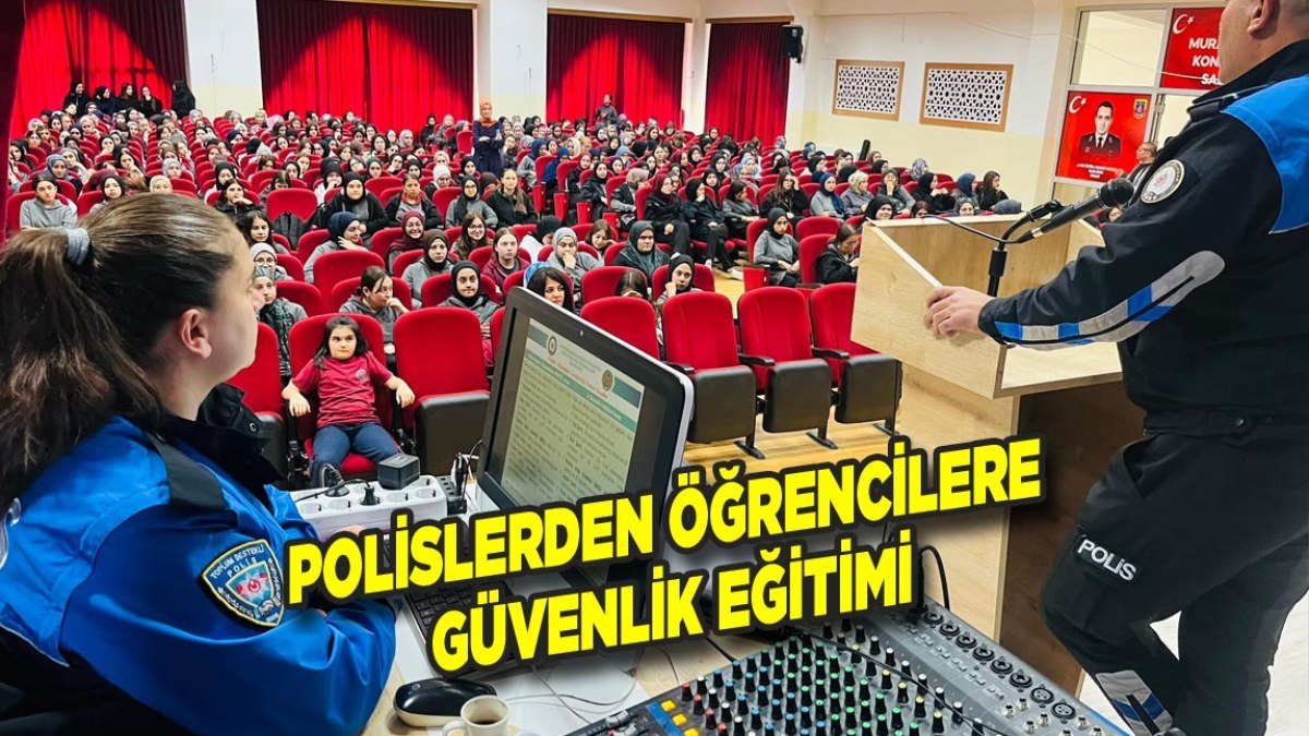 Polislerden Öğrencilere Güvenlik Eğitimi