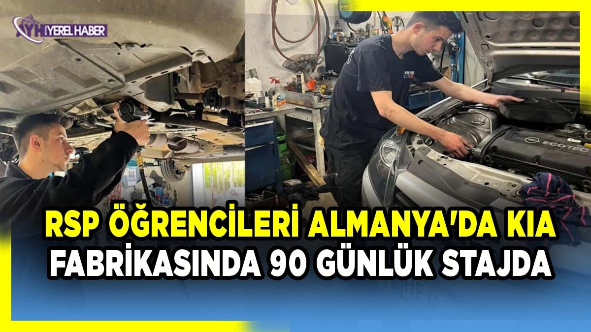 RSP Öğrencileri Almanya'da Kia Fabrikasında 90 Günlük Stajda