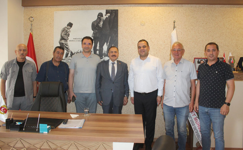 Veysel Eroğlu, Afyon Gazeteciler Cemiyeti'ni ziyaret etti