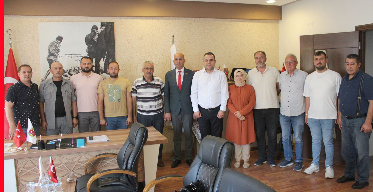 Şehit Aileleri ve Gazilerden AGC'ye ziyaret