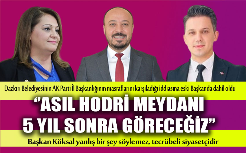 Dazkırı, tartışmasına eski başkan da dahil oldu!