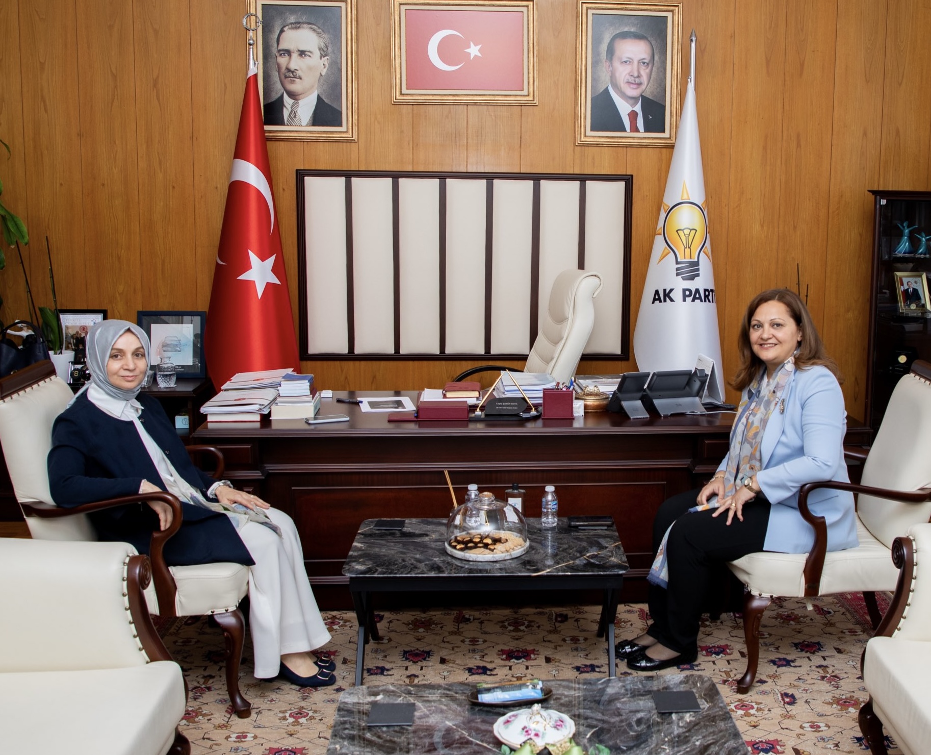 Köksal’dan Ak parti grup başkan vekiline ziyaret.