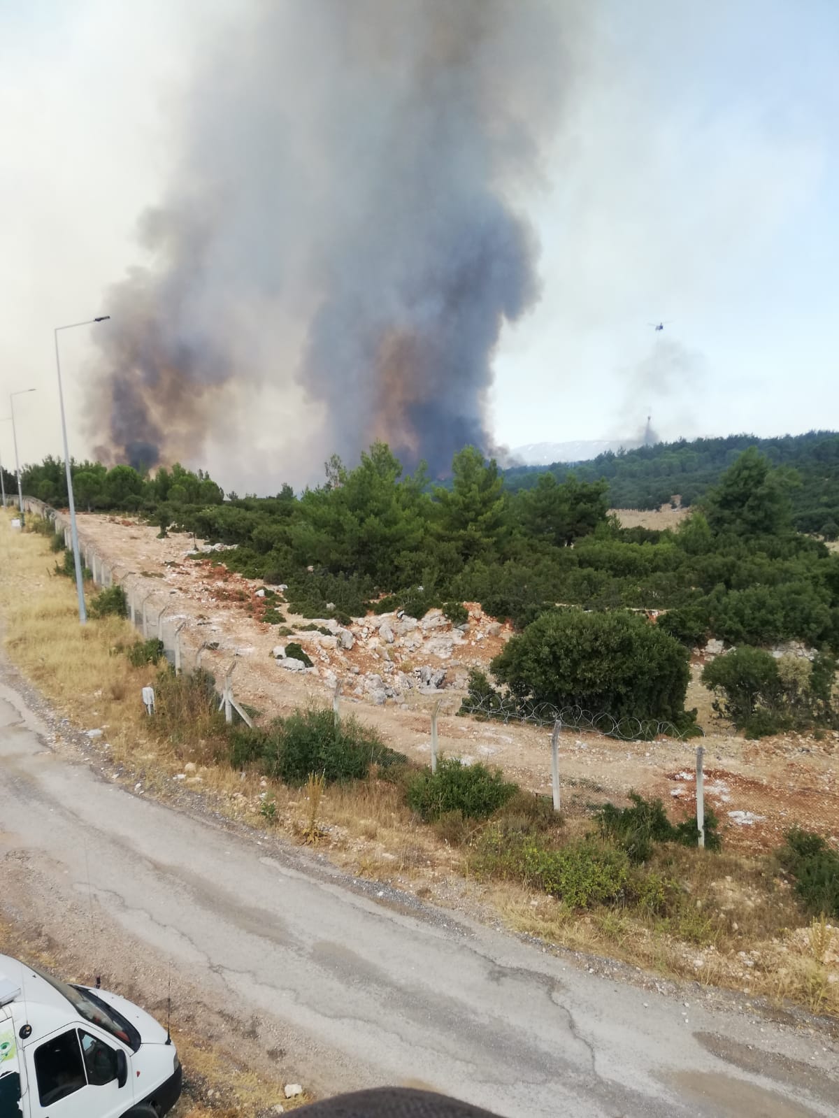 TRAC, yangınlara müdahalede rol alıyor