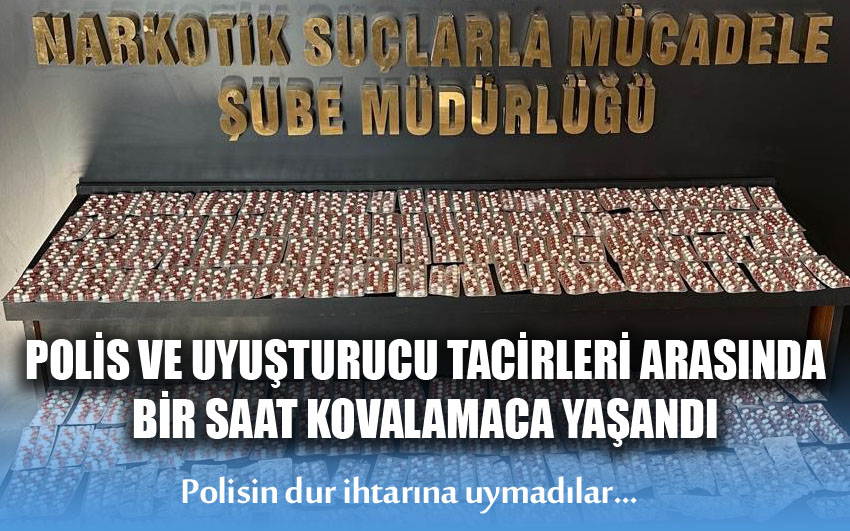 Polis uyuşturucu satıcılarını kovaladı ve yakaladı