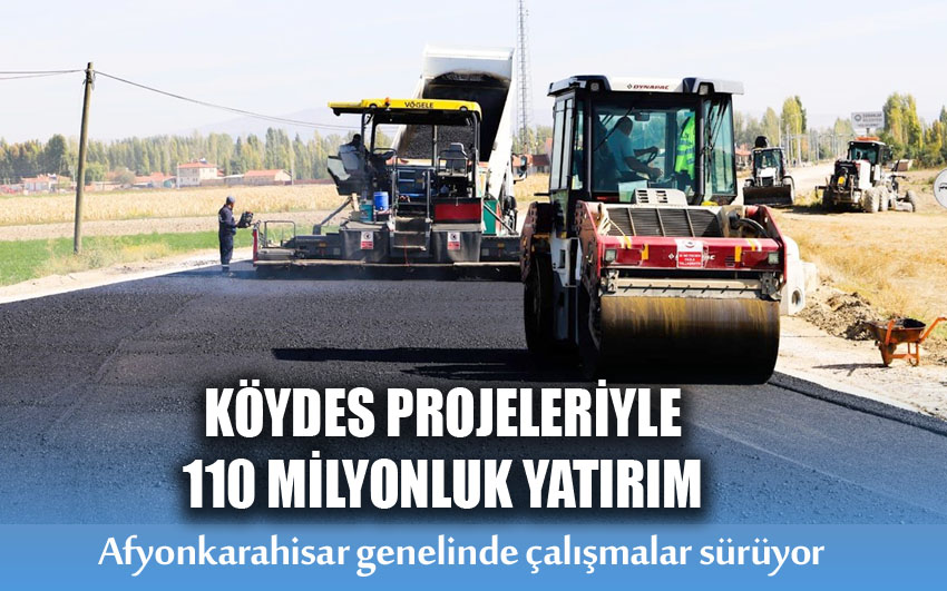 KÖYDES Projeleriyle 110 Milyonluk Yatırım