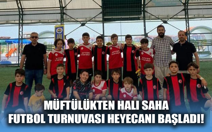 Müftülükten halı saha futbol turnuvası heyecanı başladı