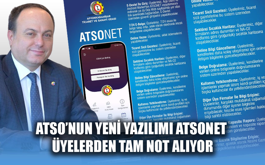ATSONET büyük ilgi görüyor