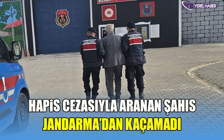 Hapis cezasıyla aranan şahıs Jandarma'dan kaçamadı