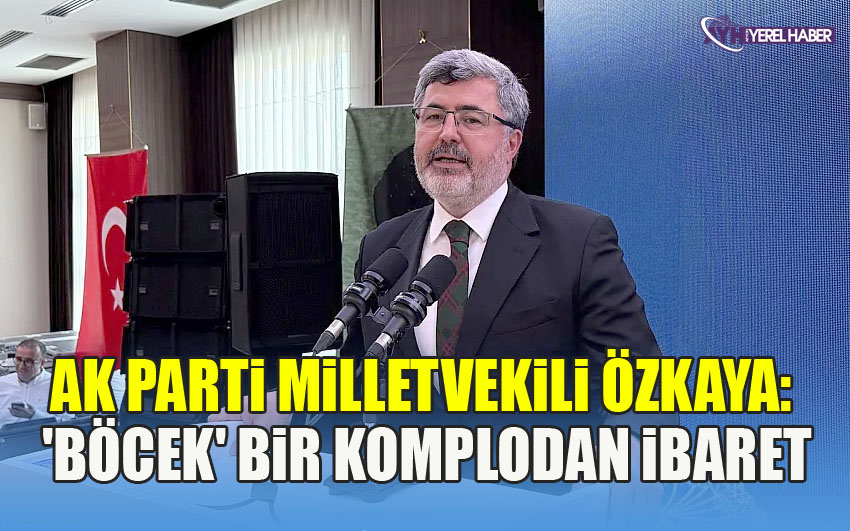 AK Parti Milletvekili Özkaya: 'Böcek' Bir Komplodan İbaret