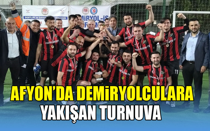 Demiryolculara yakışan turnuva