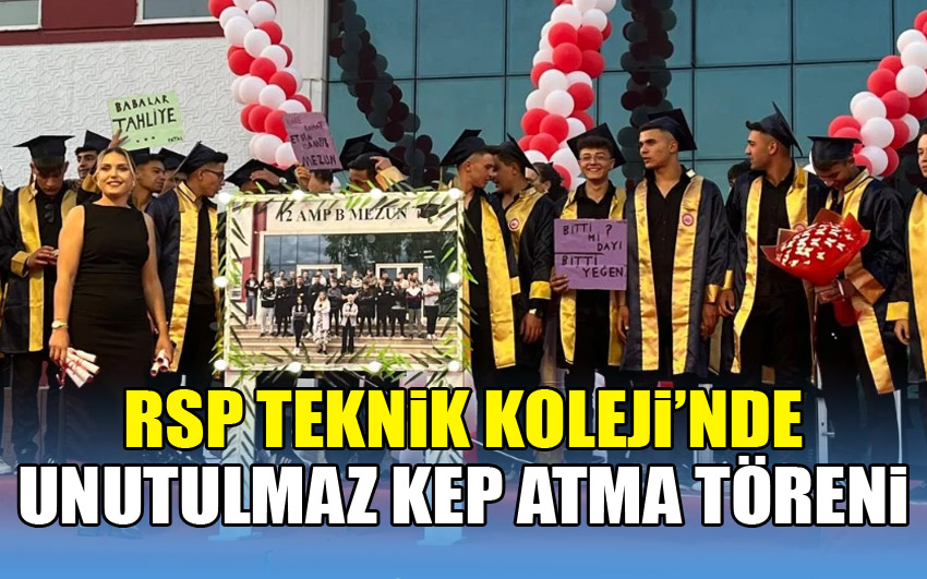 RSP Teknik Koleji 282 Mezununu Törenle Uğurladı